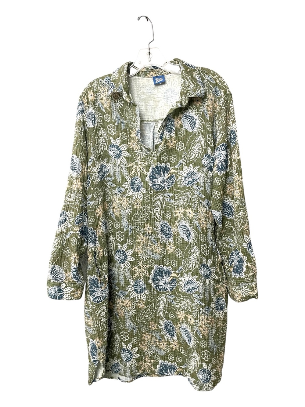 Ripskirt Hawaii LaBohem Olive Travel Dress, Large
